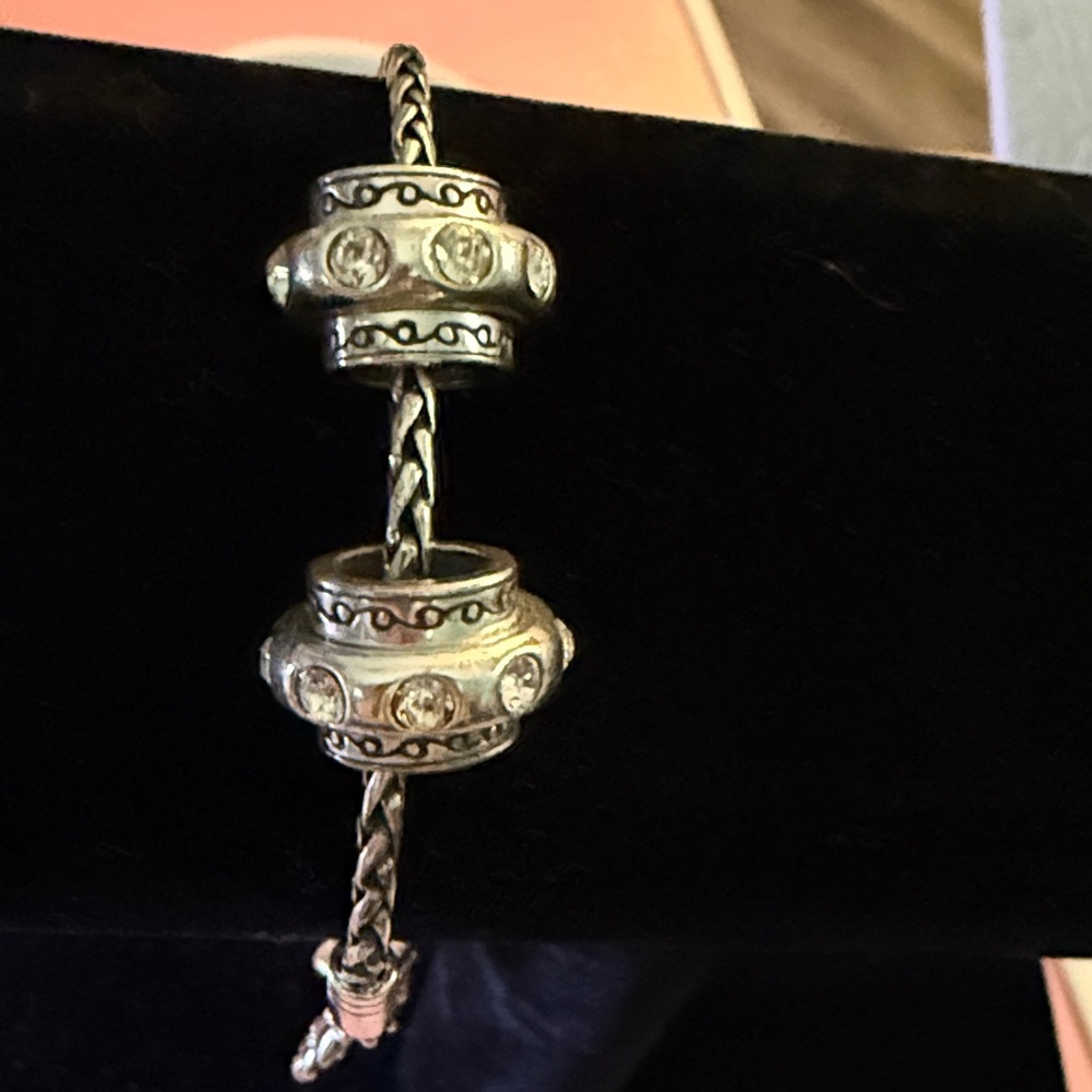 Brighton Silver and cz’s spacer beads